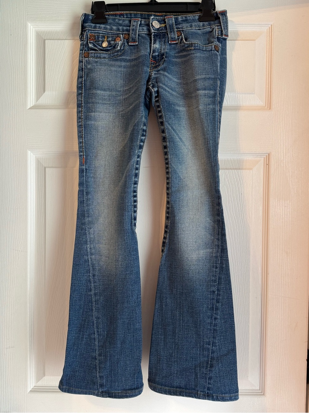 True Religion Low-Rise Flare Jeans
